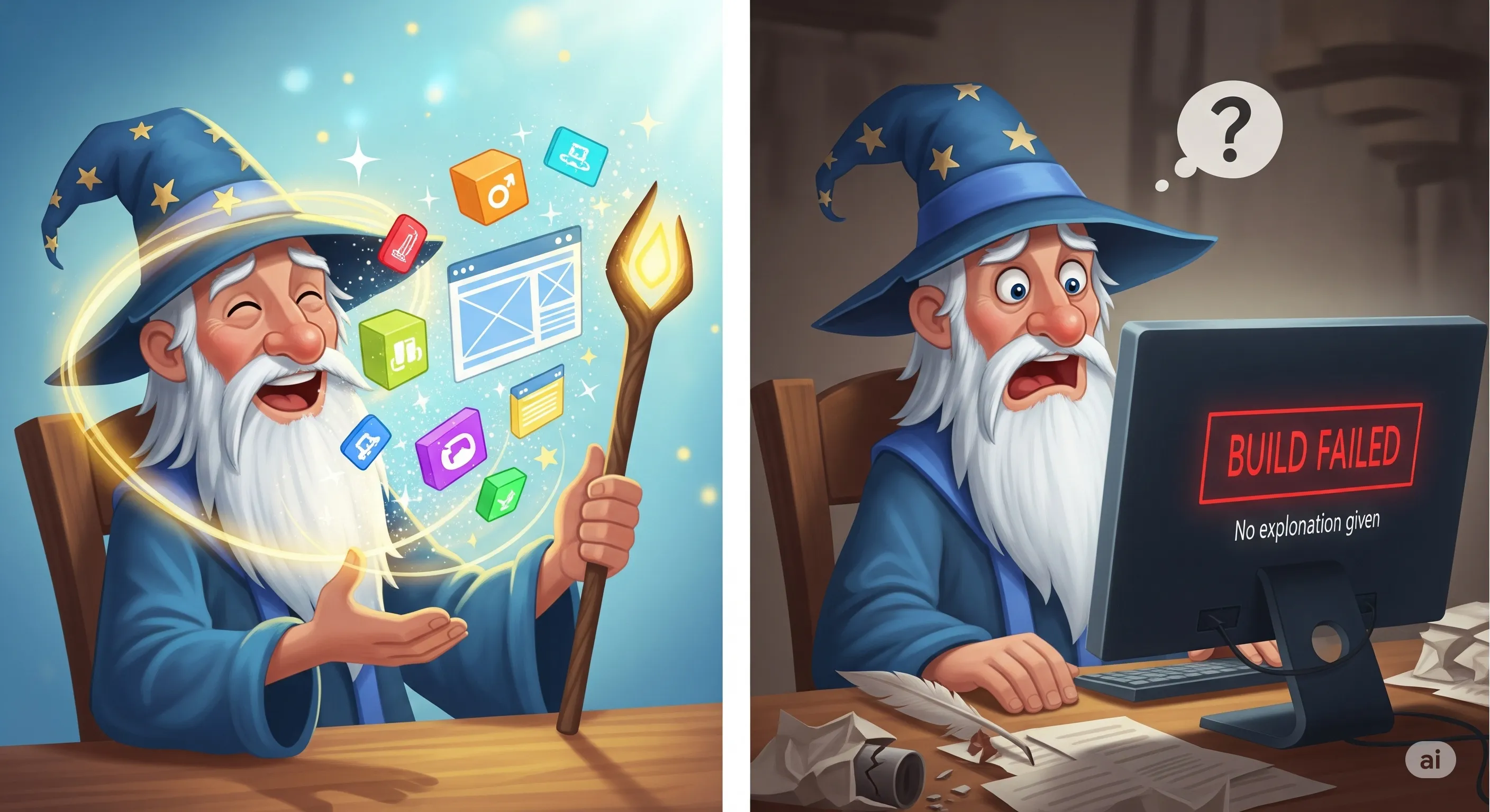 Gambar untuk artikel AI Anda Bingung? Mungkin Anda Salah Memberi 'Peta'. Cara Tepat Membaca Log Build Failed